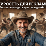 Создание бесплатных рекламных креативов для бизнеса с помощью нейросети