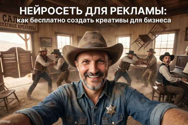Создание бесплатных рекламных креативов для бизнеса с помощью нейросети