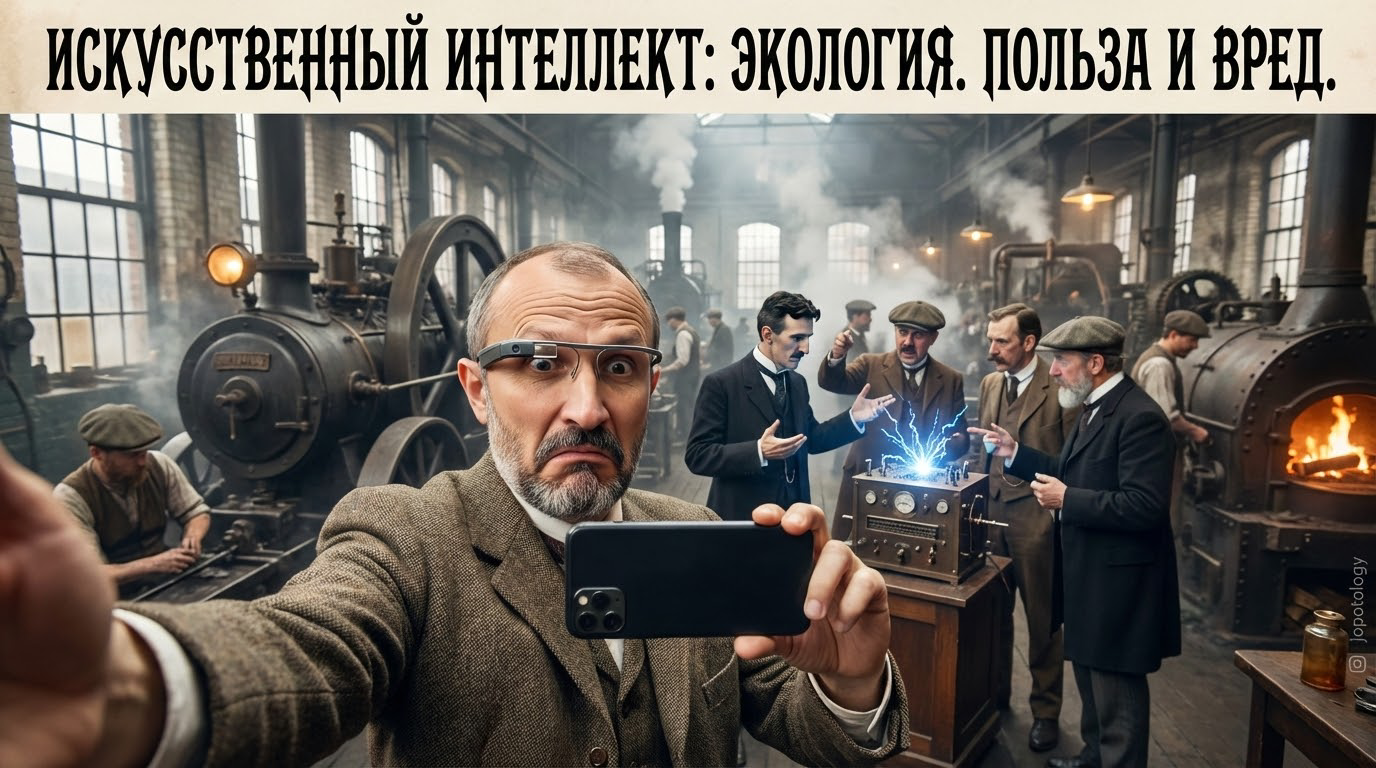 Сравнение пользы и вреда искусственного интеллекта для окружающей среды