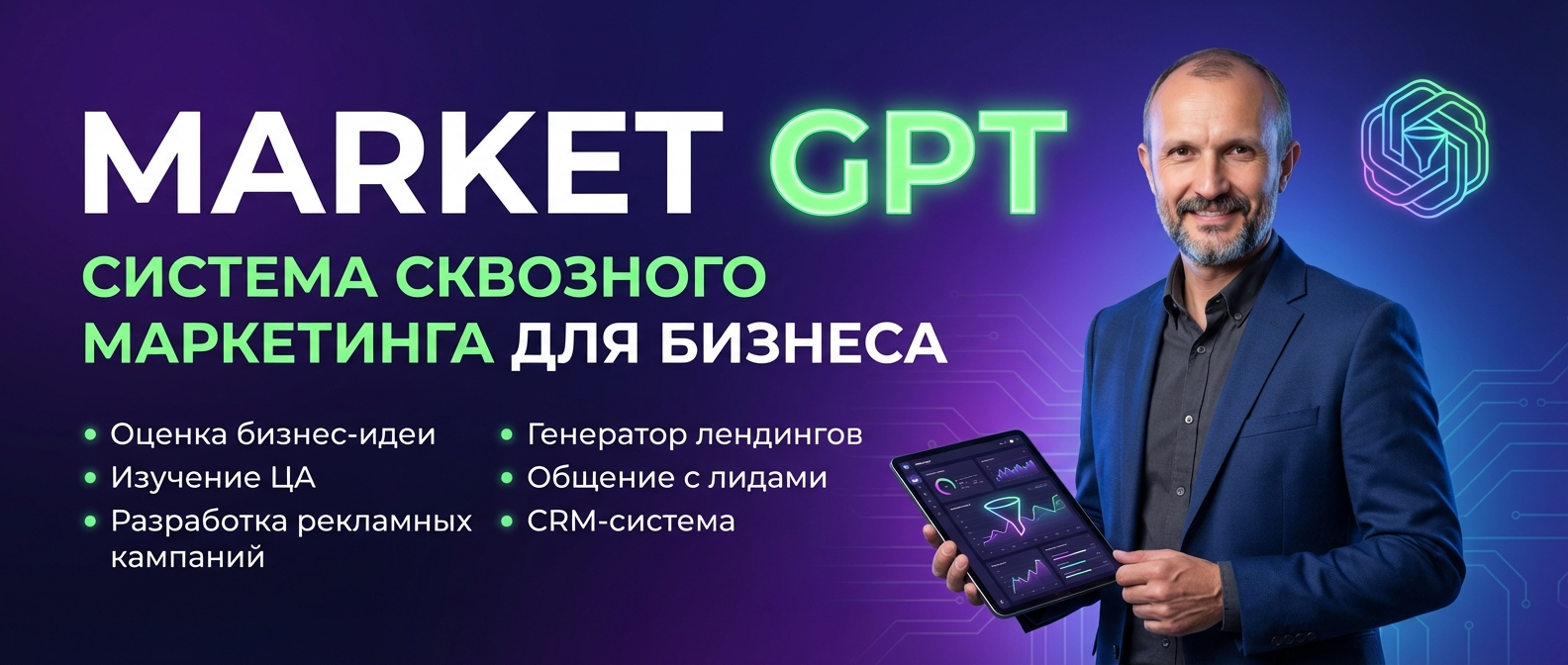 Сквозной умный маркетинг с Market GPT