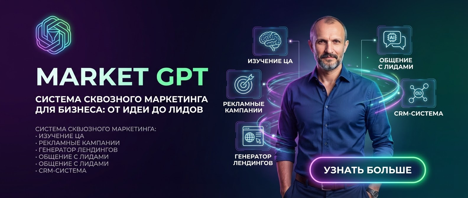 Сквозной умный маркетинг с Market GPT