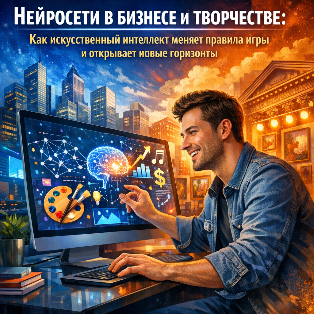 Нейросети в бизнесе и творчестве: как искусственный интеллект меняет правила игры и открывает новые горизонты
