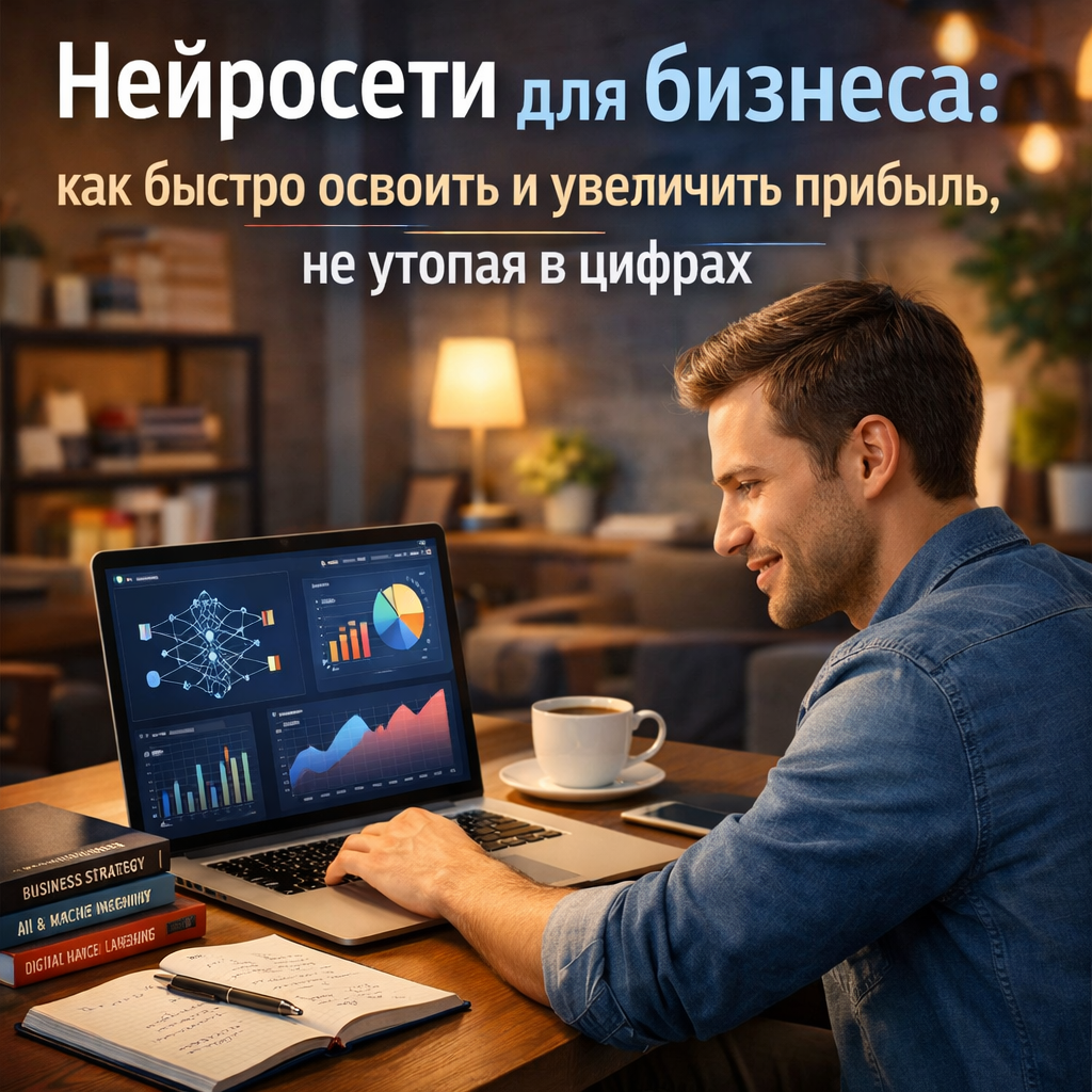 Нейросети для бизнеса: как быстро освоить и увеличить прибыль, не утопая в цифрах