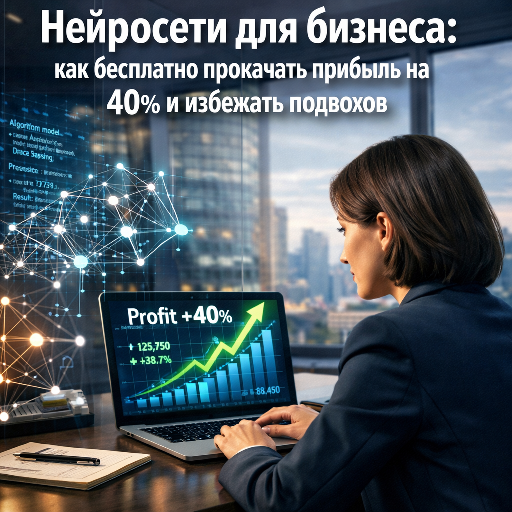 Нейросети для бизнеса: как бесплатно прокачать прибыль на 40% и избежать подвохов