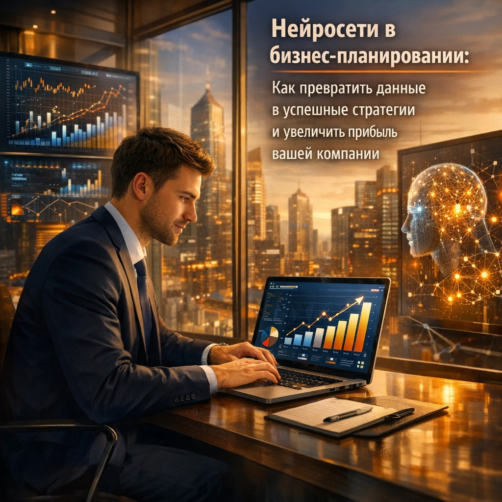 Нейросети в бизнес-планировании: как превратить данные в успешные стратегии и увеличить прибыль вашей компании