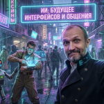 Взаимодействие человека и искусственного интеллекта через футуристические интерфейсы