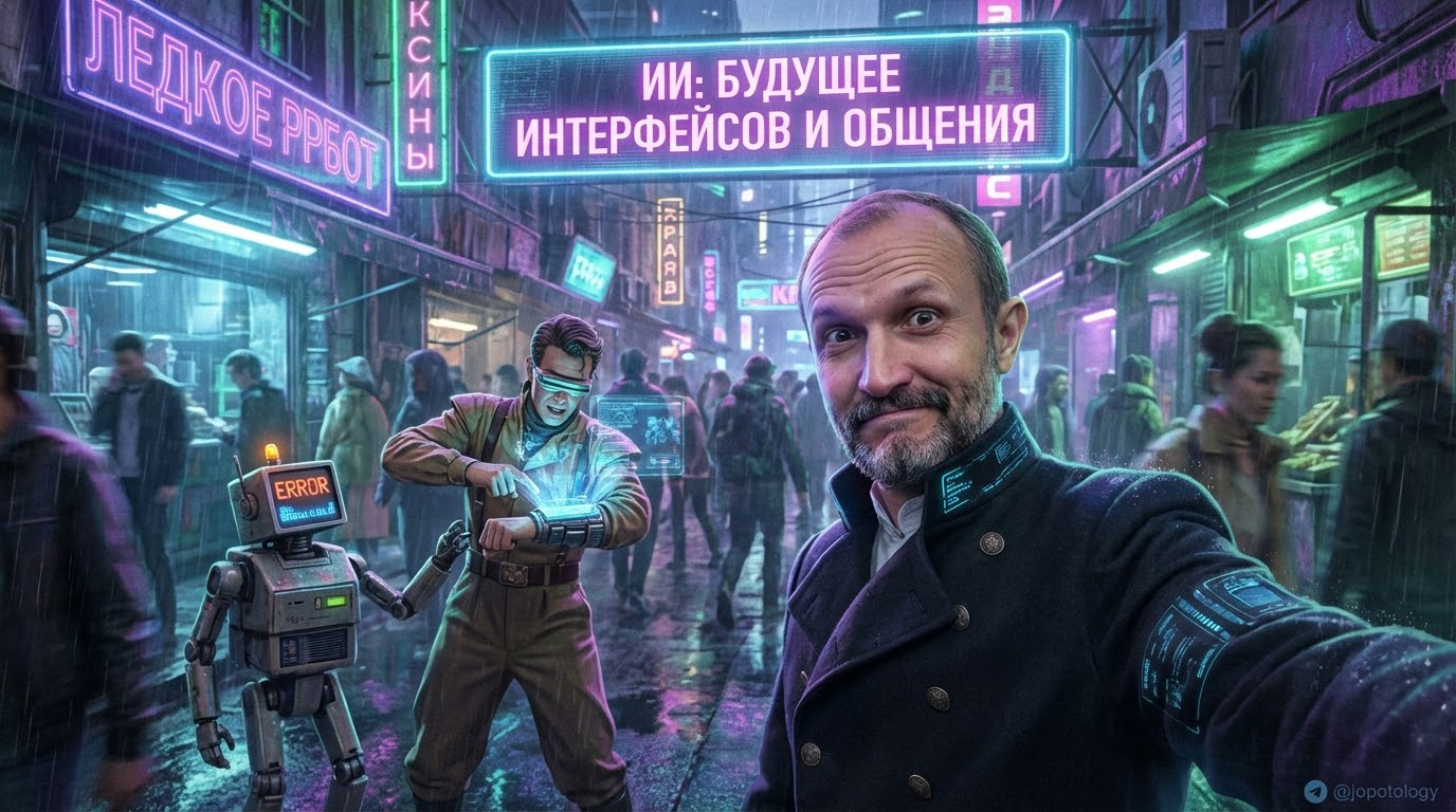 Взаимодействие человека и искусственного интеллекта через футуристические интерфейсы