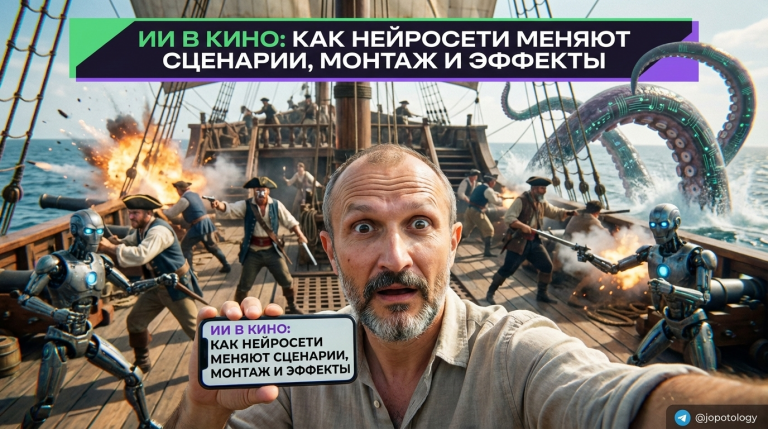 ИИ в кино: как нейросети меняют сценарии, монтаж и эффекты
