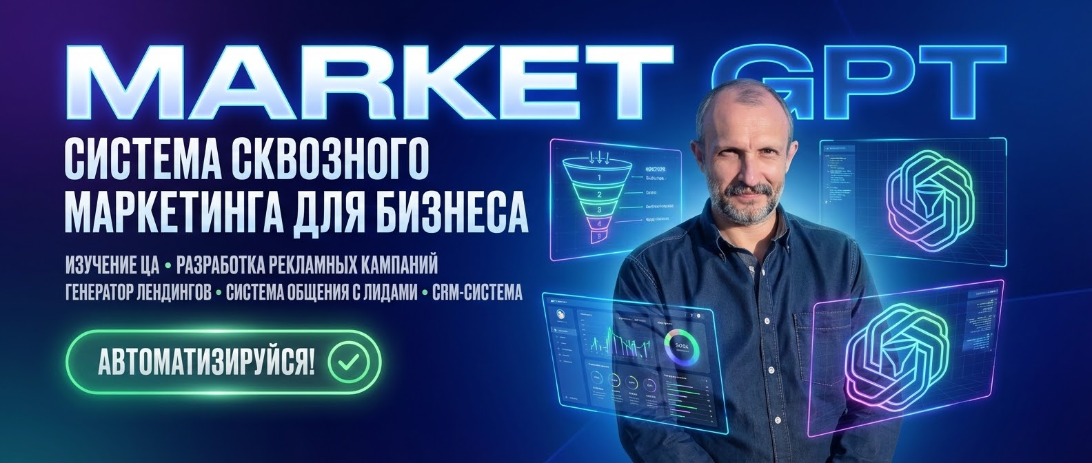 Сквозной умный маркетинг с Market GPT