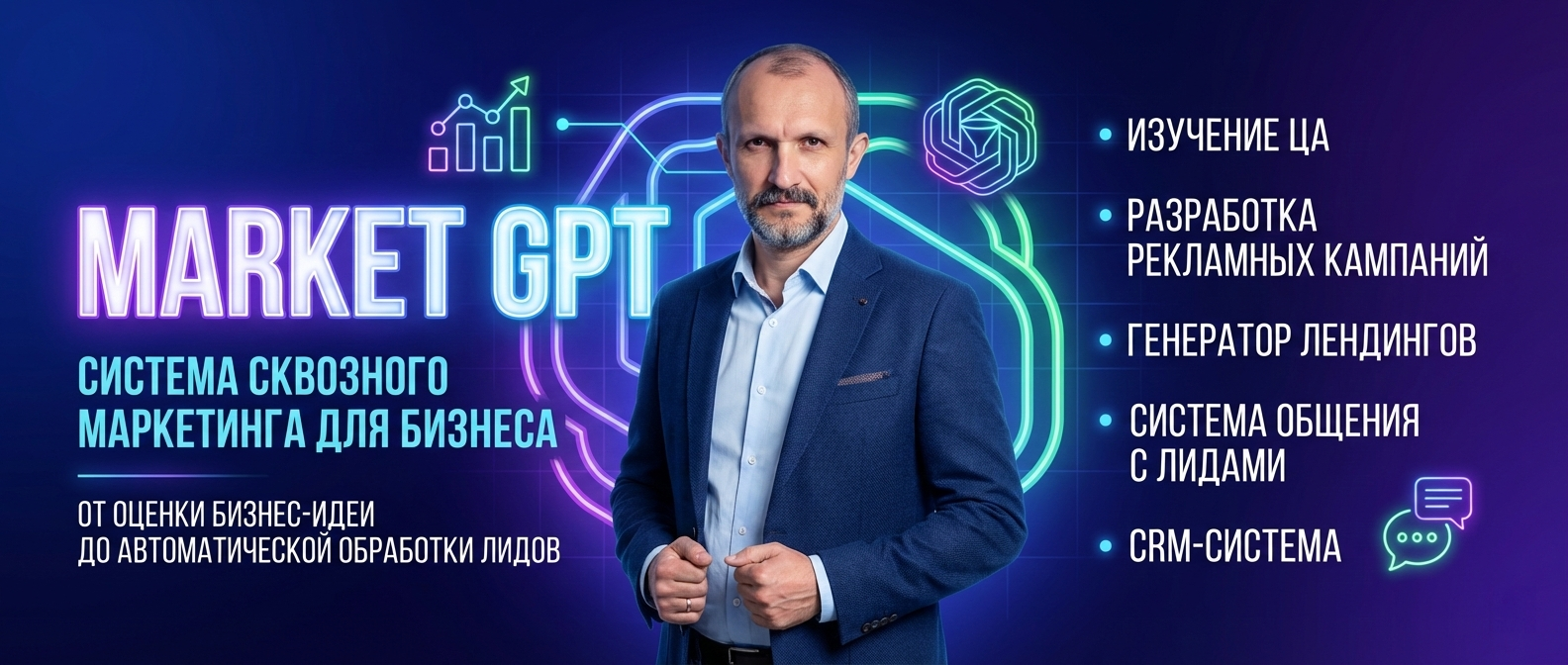 Сквозной умный маркетинг с Market GPT