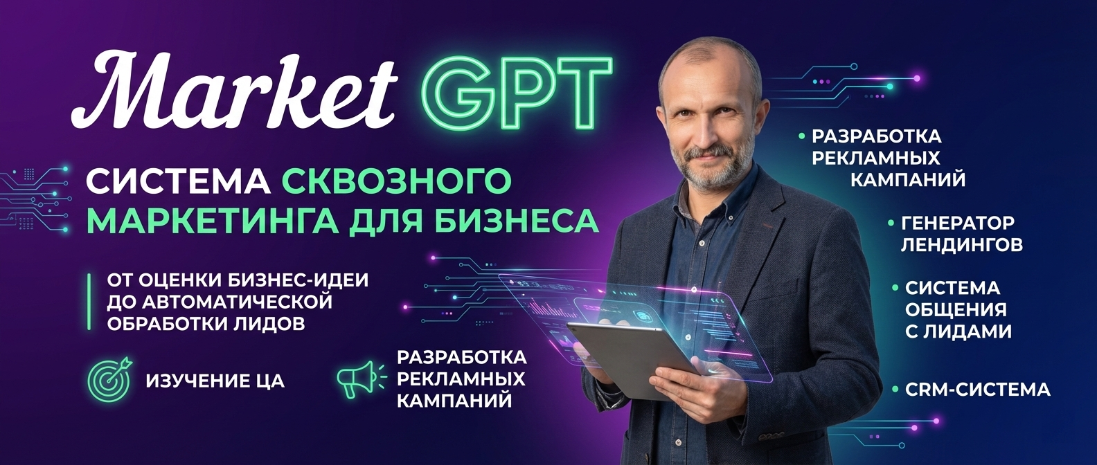 Сквозной умный маркетинг с Market GPT