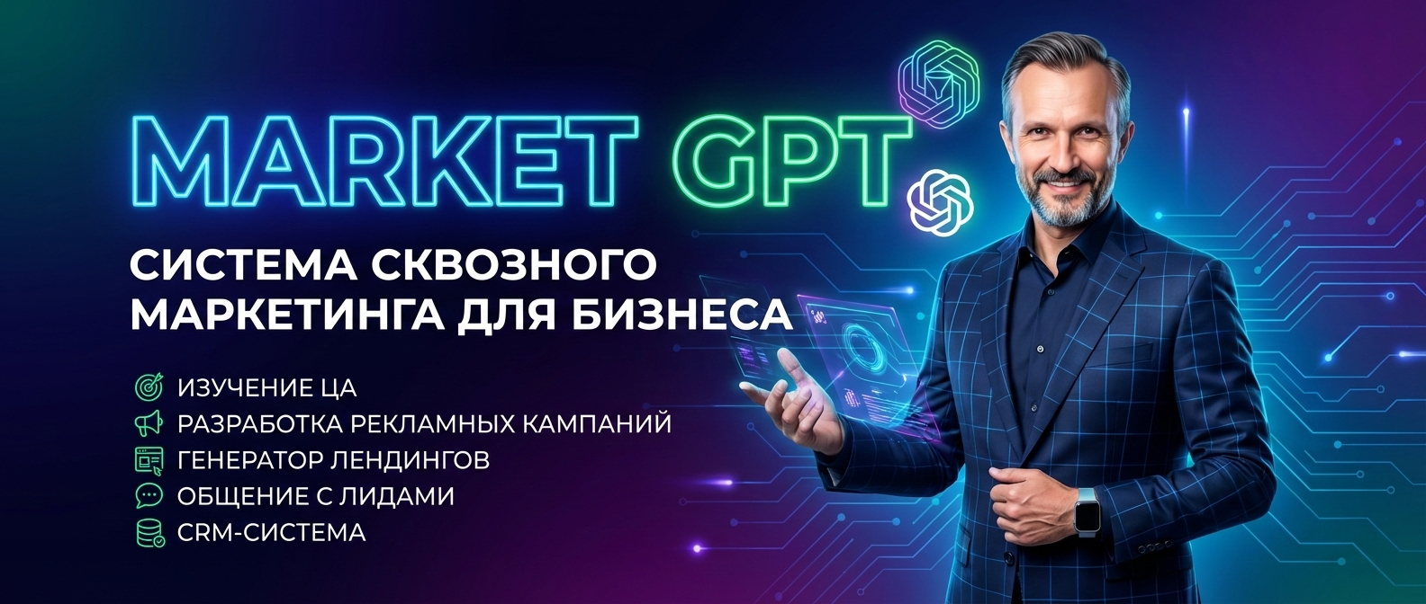 Сквозной умный маркетинг с Market GPT