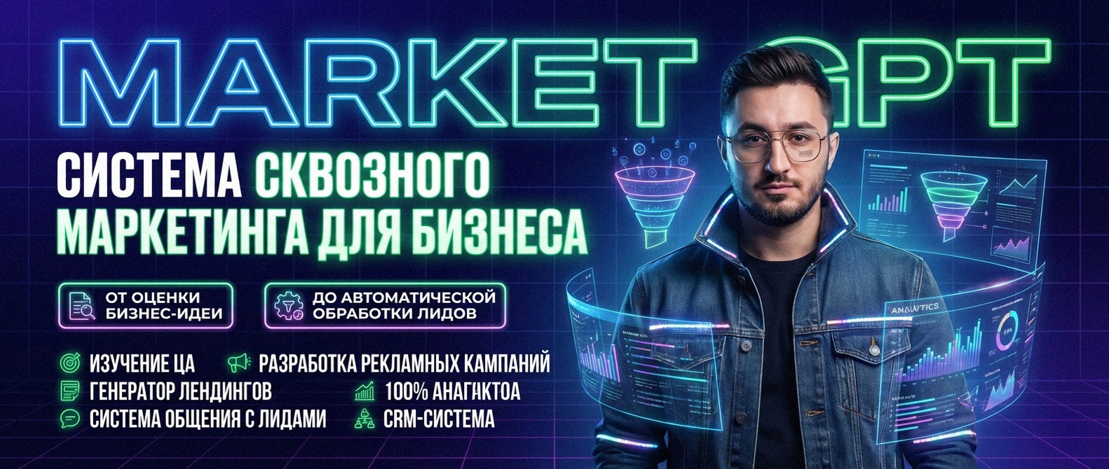 Сквозной умный маркетинг с Market GPT