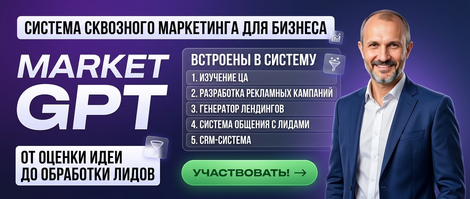 Сквозной умный маркетинг с Market GPT