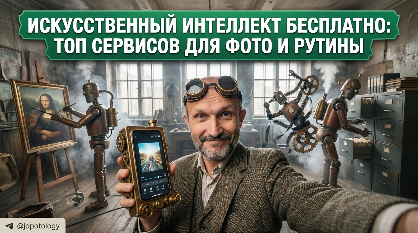 Подборка популярных бесплатных сервисов на базе искусственного интеллекта для обработки изображений и автоматизации рутины