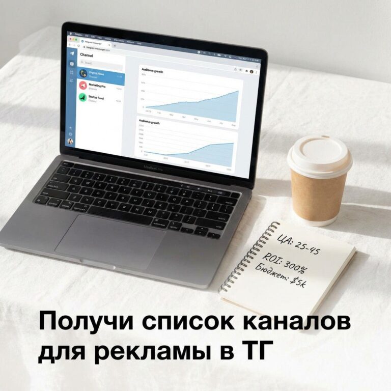 Получите готовый список из 10-15 релевантных каналов в Telegram с ценами и статистикой бесплатно