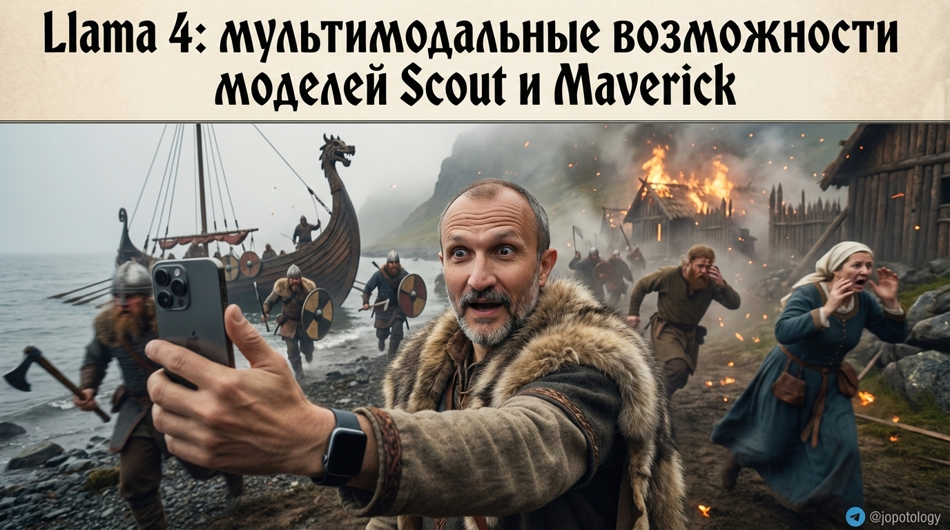 Мультимодальные возможности нейросети Llama 4 и моделей Scout и Maverick