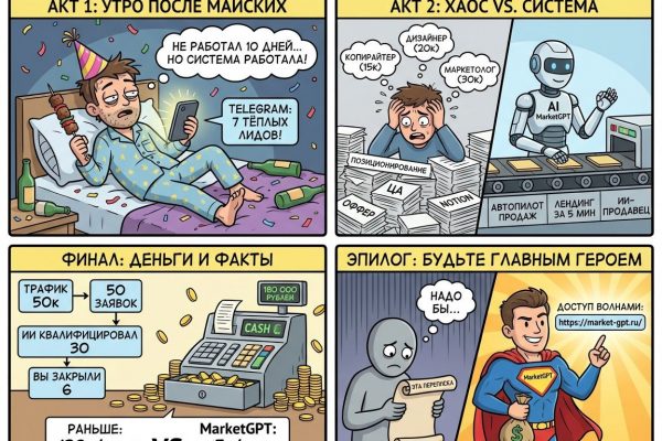 Как за 24 часа создать систему продаж с ИИ и получать 180 000 рублей на автопилоте