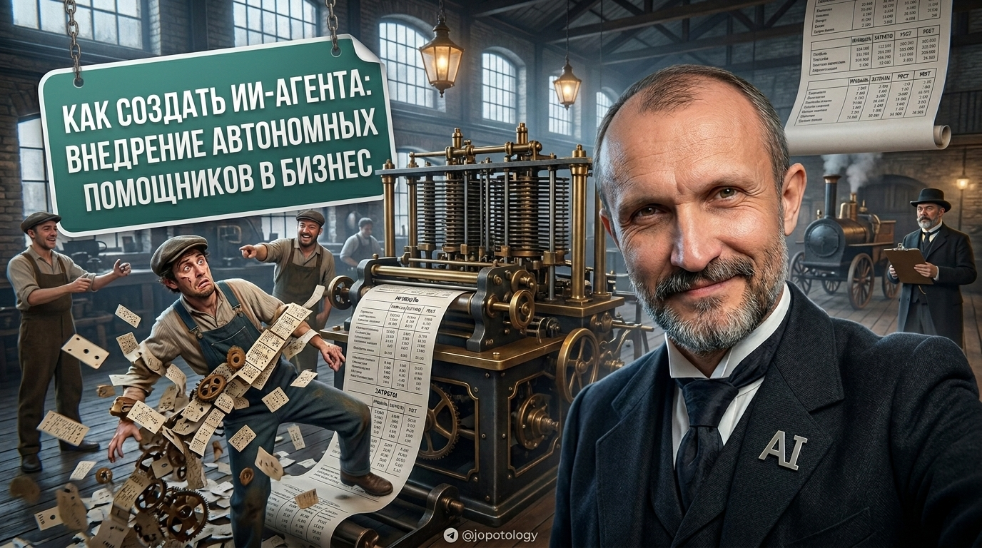 Схема создания и внедрения автономных ИИ-агентов для автоматизации бизнеса