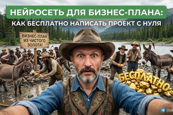 Бесплатное создание бизнес-плана с нуля с помощью нейросети