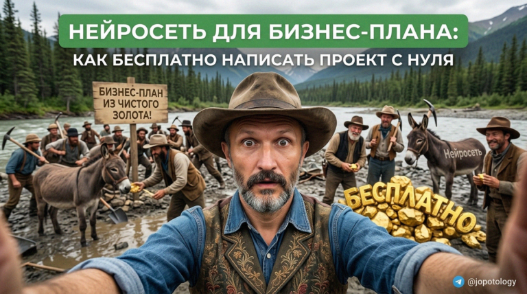 Бесплатное создание бизнес-плана с нуля с помощью нейросети
