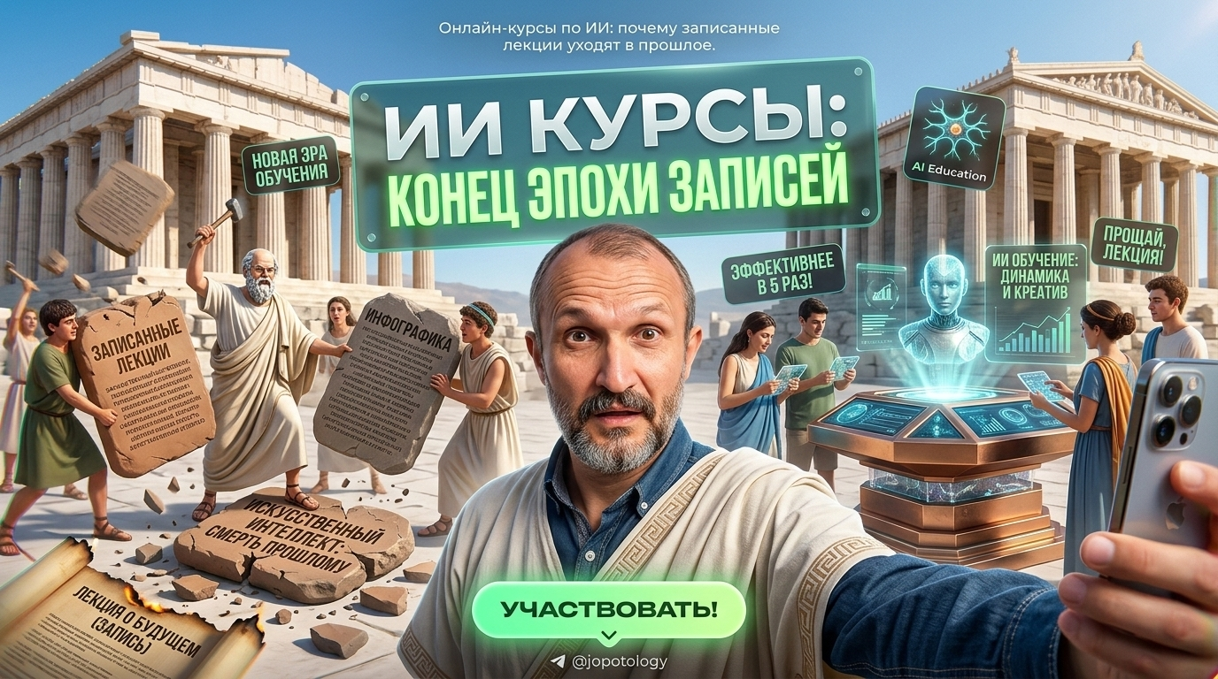 Почему записанные видеолекции на курсах по искусственному интеллекту уходят в прошлое