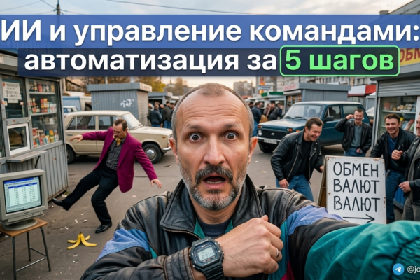 Как использовать искусственный интеллект для управления командой и автоматизации рутины за 5 шагов