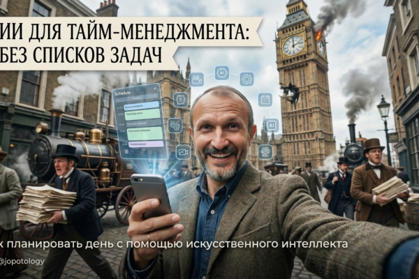 Использование искусственного интеллекта для планирования дня и тайм-менеджмента без списков задач