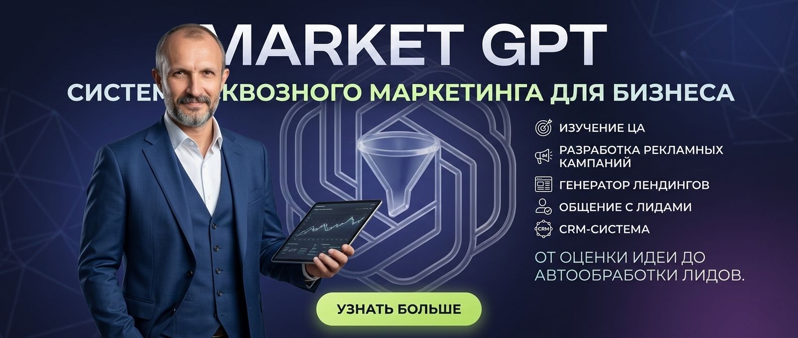Сквозной умный маркетинг с Market GPT