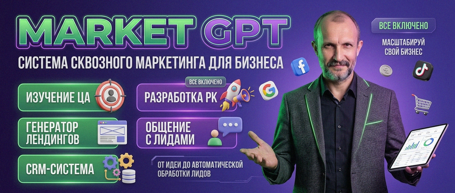 Сквозной умный маркетинг с Market GPT