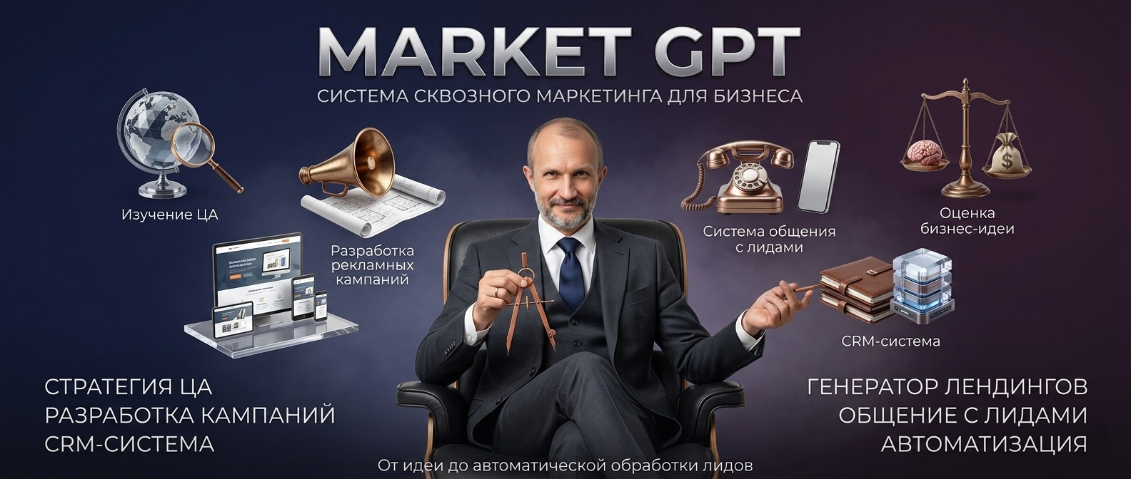 Сквозной умный маркетинг с Market GPT
