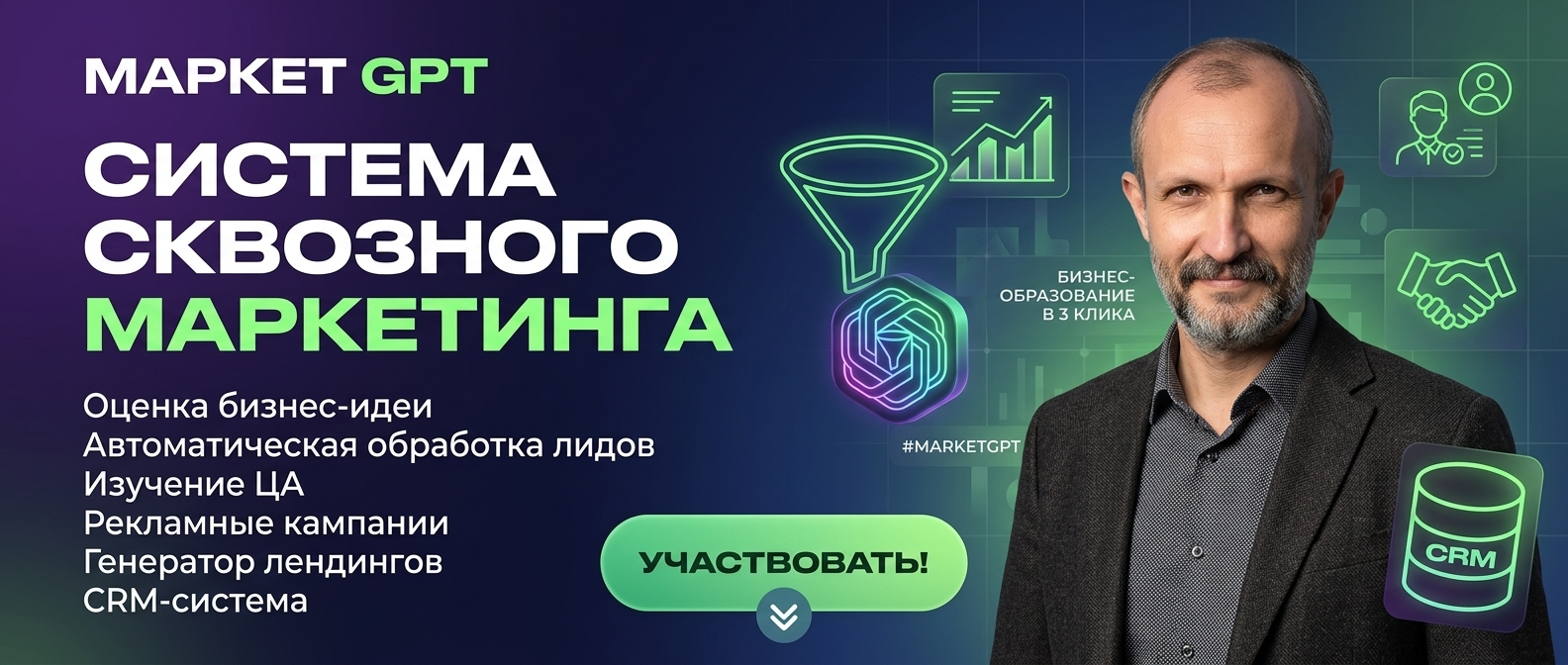 Сквозной умный маркетинг с Market GPT