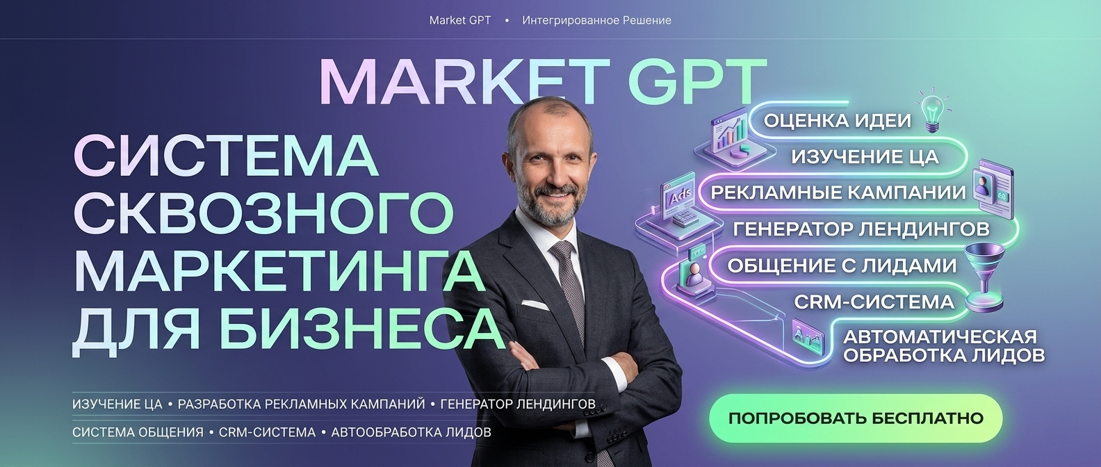 Сквозной умный маркетинг с Market GPT