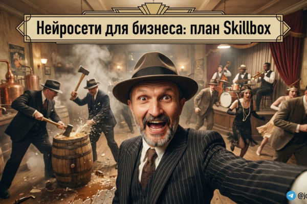 Пошаговое руководство от Skillbox по внедрению нейросетей и искусственного интеллекта в бизнес-процессы