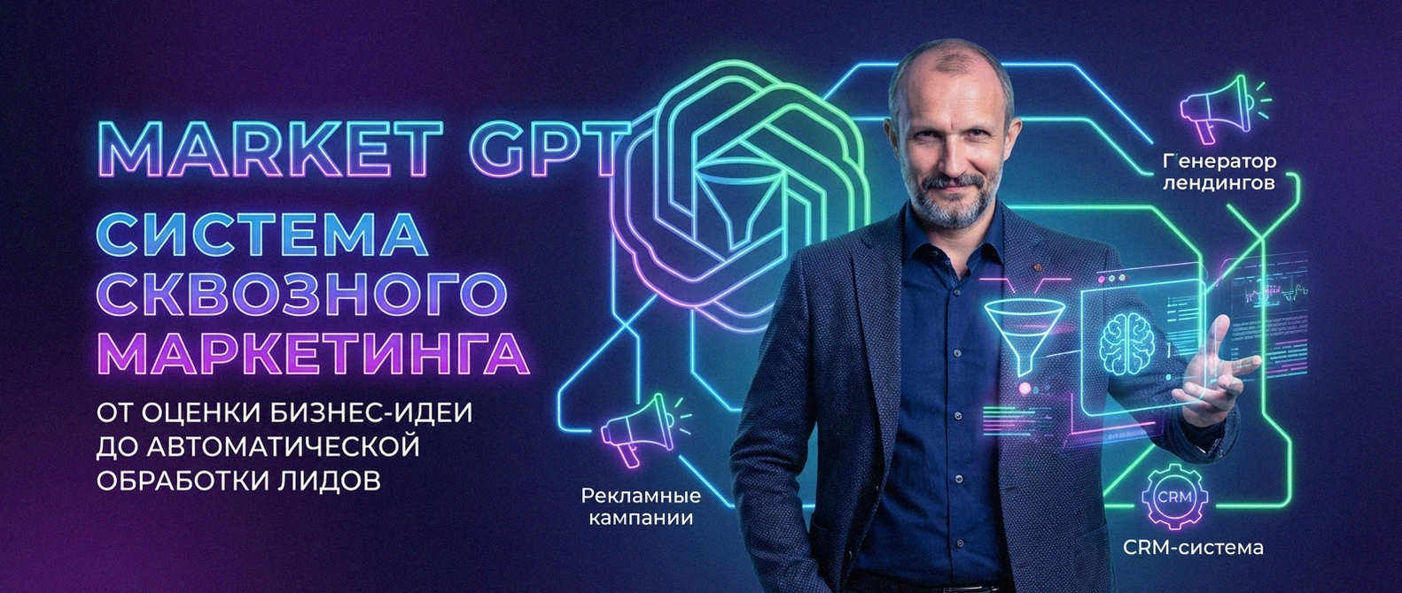 Сквозной умный маркетинг с Market GPT