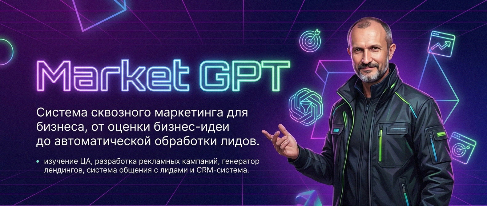 Сквозной умный маркетинг с Market GPT