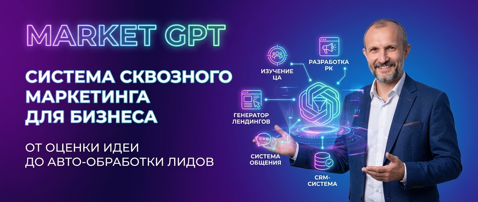 Сквозной умный маркетинг с Market GPT