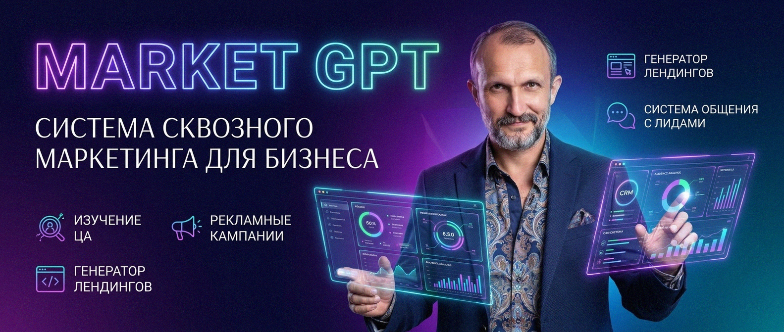 Сквозной умный маркетинг с Market GPT