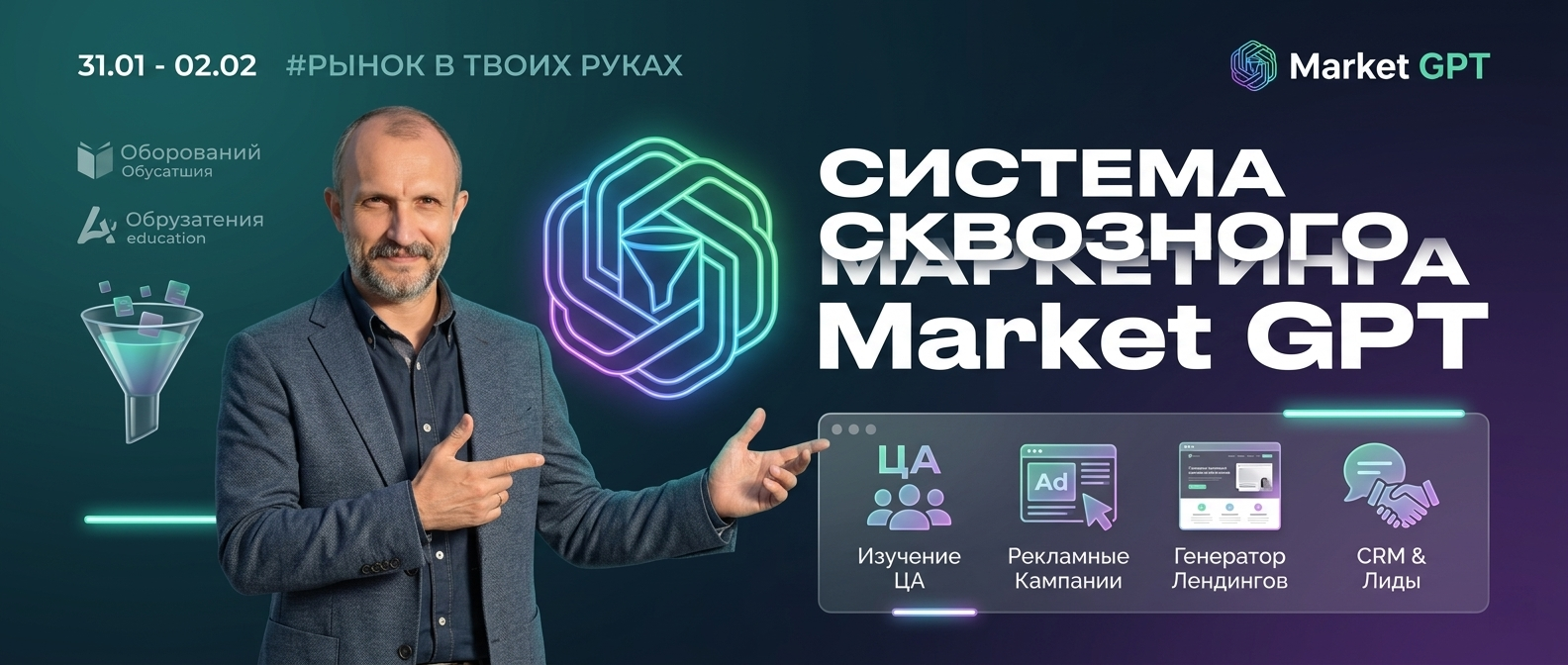 Сквозной умный маркетинг с Market GPT