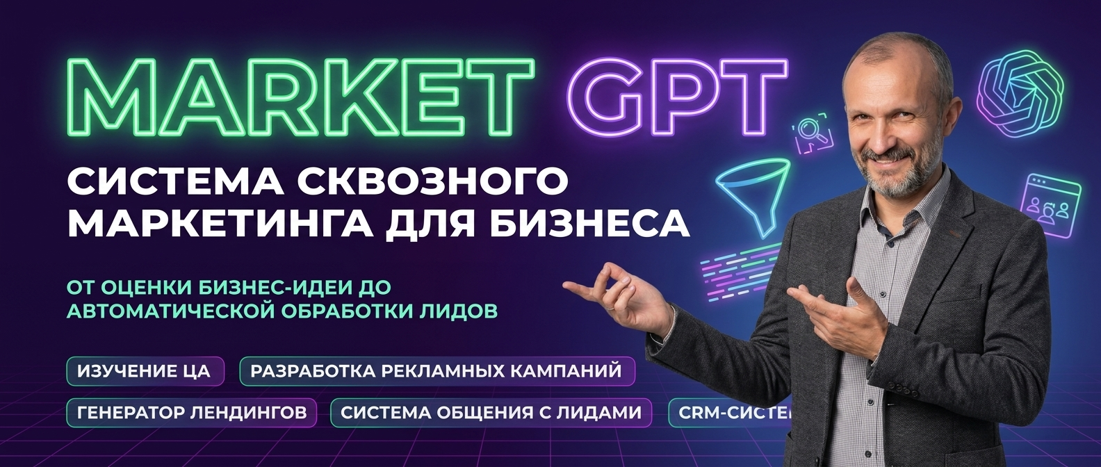 Сквозной умный маркетинг с Market GPT