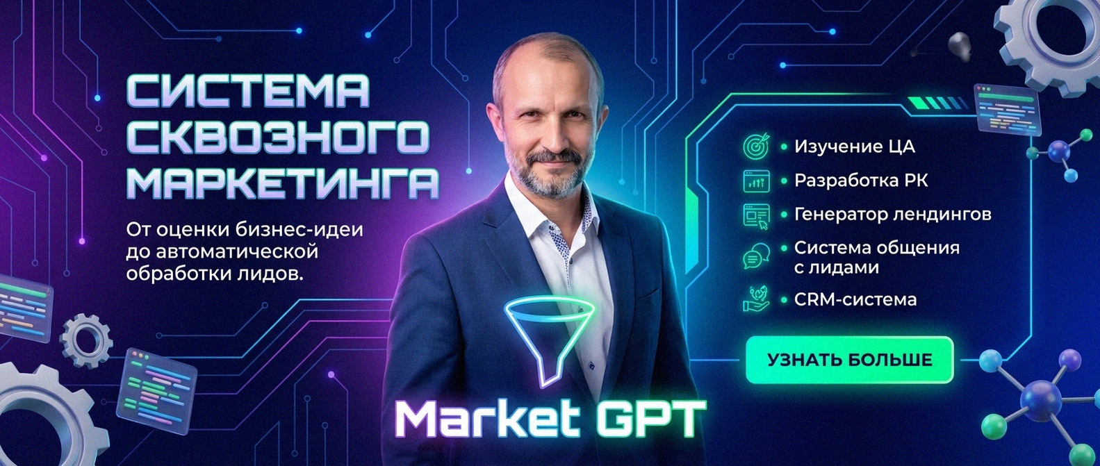 Сквозной умный маркетинг с Market GPT