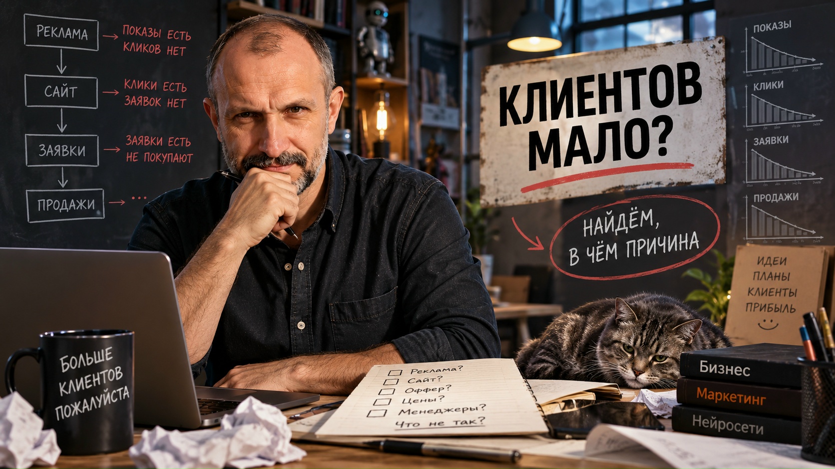 «Почему у вашего бизнеса мало клиентов: анализ причин и эффективные решения»